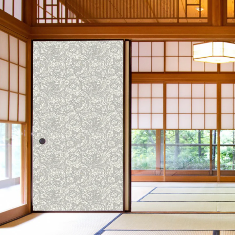 【送料無料】ウィリアムモリスデザイン ふすま紙 97cm×2m 2枚 バチュラーズバトン
