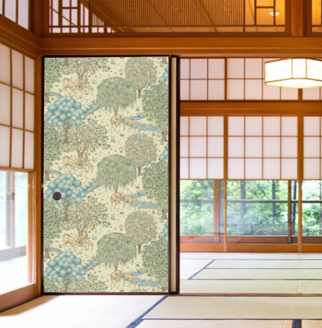 ブルック ウィリアムモリス襖紙 97cm×2m 2枚 Morris FUSUMA ふすま 襖