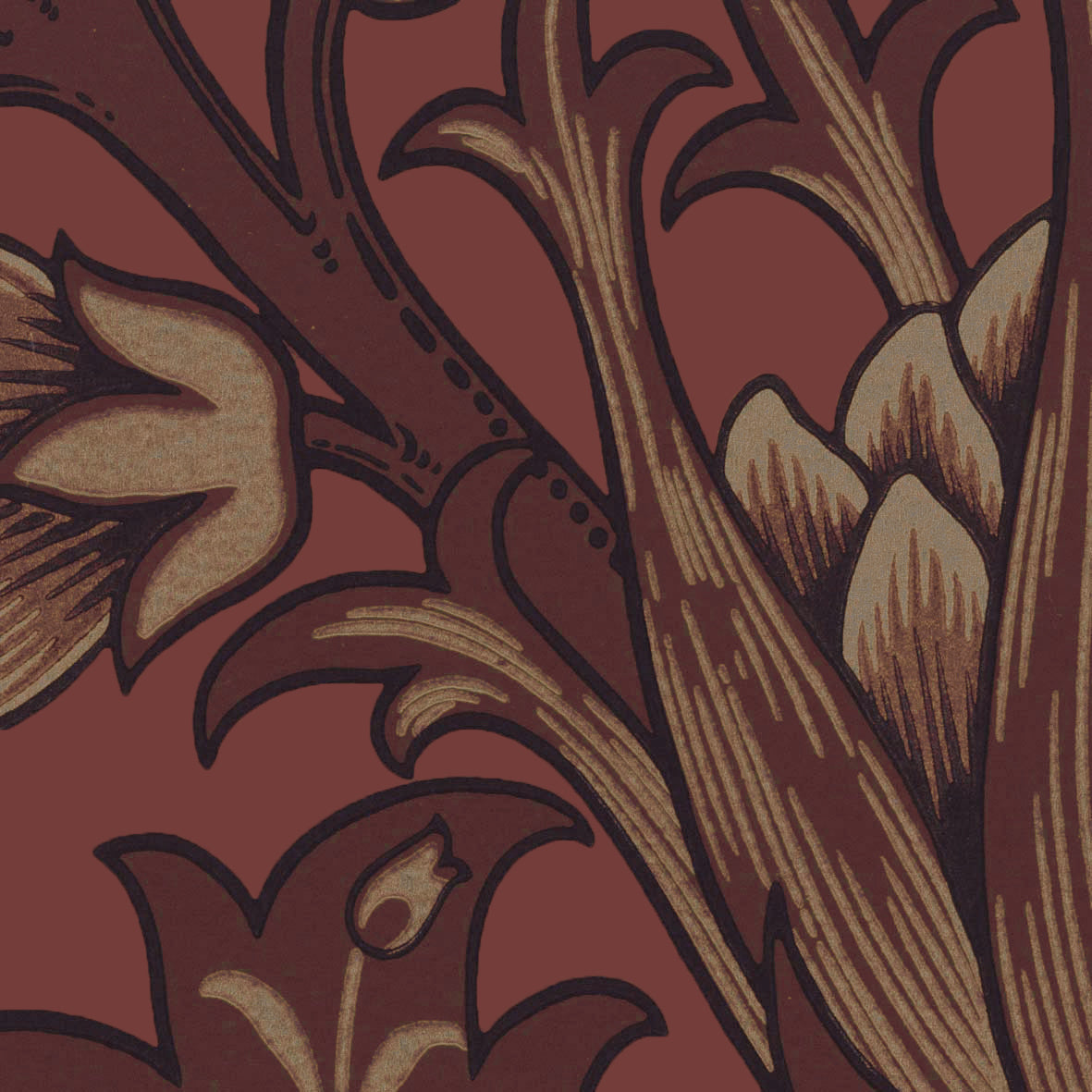 壁紙 アーティチョーク LIS-42014 モリス壁紙国内在庫