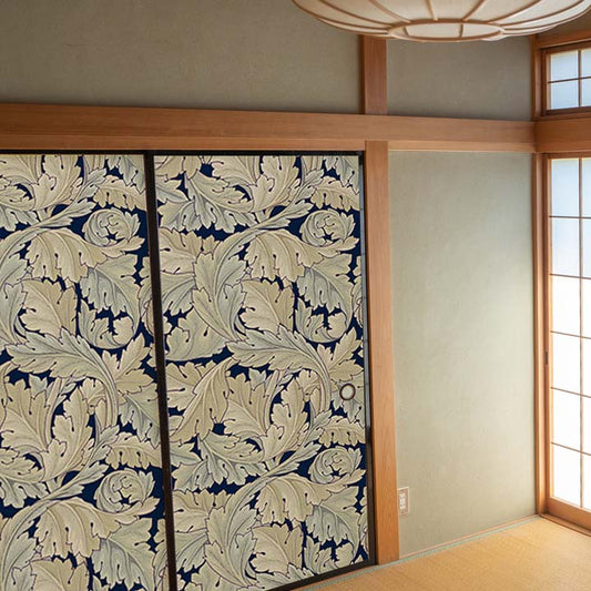 【送料無料】ウィリアムモリスデザイン ふすま紙 97cm×2m 2枚 アカンサス