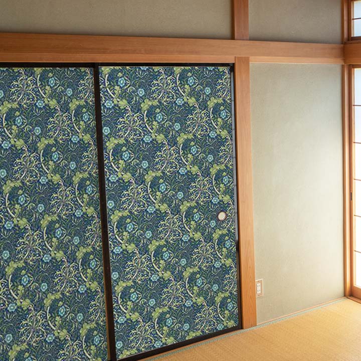 シーウィード ウィリアムモリス襖紙 97cm×2m 2枚 Morris FUSUMA
