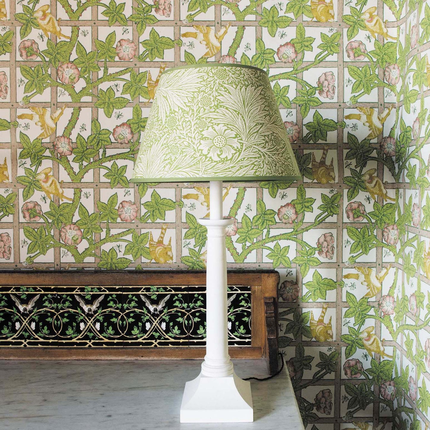輸入壁紙 BEN PENTREATH THE CORNUBIA William Morris 217104 Trellis トレリス