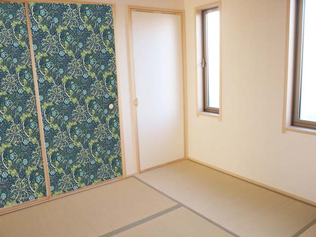 【送料無料】ウィリアムモリス ふすま紙 97cm×2m 2枚 シーウィード