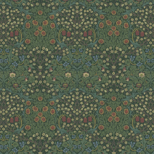 【送料無料】ウィリアムモリスデザイン ふすま紙 97cm×2m 2枚 ブラックソーン Blackthorn