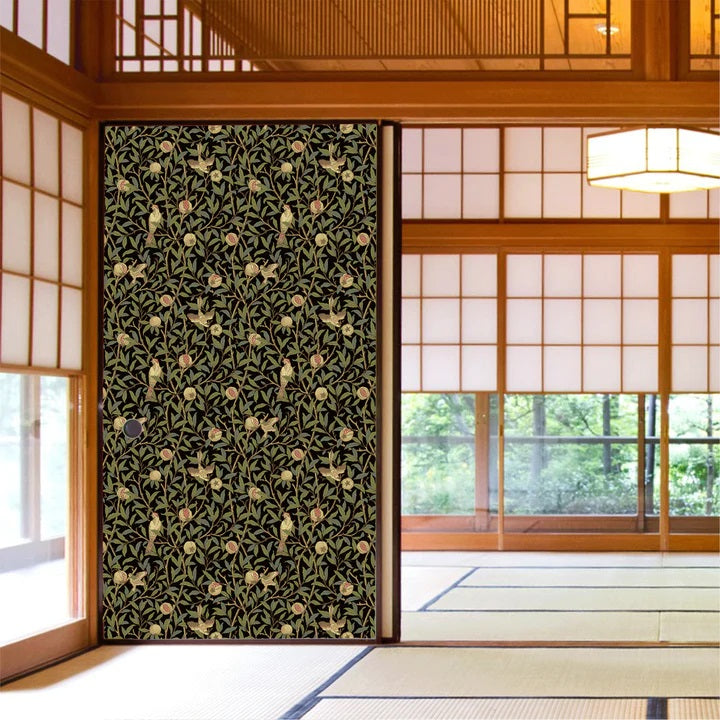 【送料無料】ウィリアムモリス ふすま紙 97cm×2m 2枚 バード&ポメグラネイト