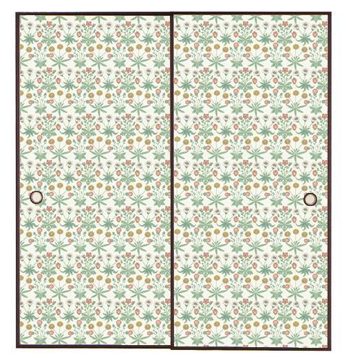 【送料無料】ウィリアムモリス ふすま紙 97cm×2m 2枚 デイジー