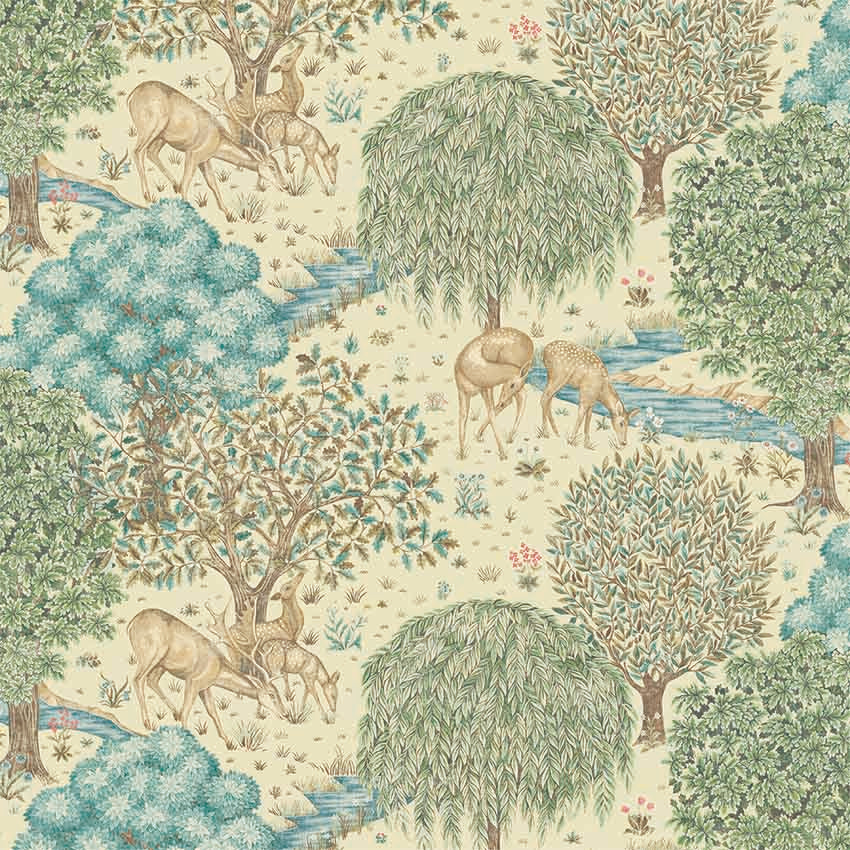 【送料無料】ウィリアムモリス ふすま紙 97cm×2m 2枚 ブルック