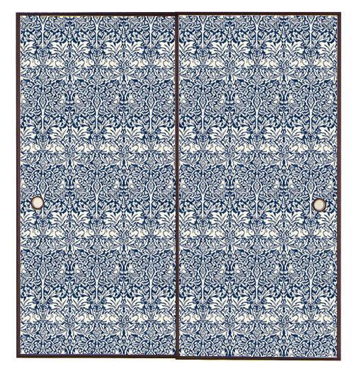 【送料無料】ウィリアムモリス ふすま紙 97cm×2m 2枚 ブレアラビット