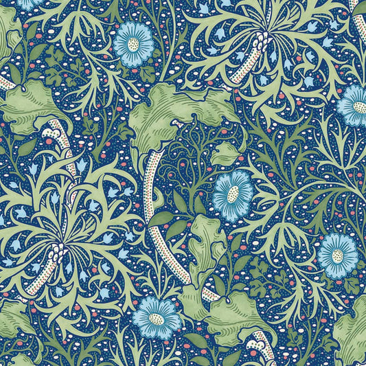 【送料無料】ウィリアムモリス ふすま紙 97cm×2m 2枚 シーウィード