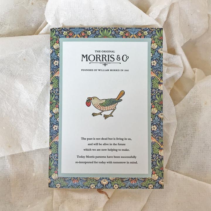 A6ノート ウィリアムモリス 5mm 方眼 いちご泥棒 ノート おしゃれ