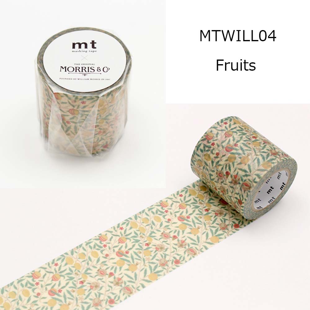 マスキングテープ mt masuking tape 幅50mm×10m MTWILL04 Fruits フルーツ