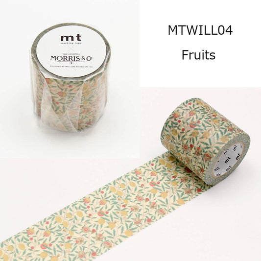 マスキングテープ  mt masuking tape 幅50mm×10m MTWILL04 Fruits フルーツ