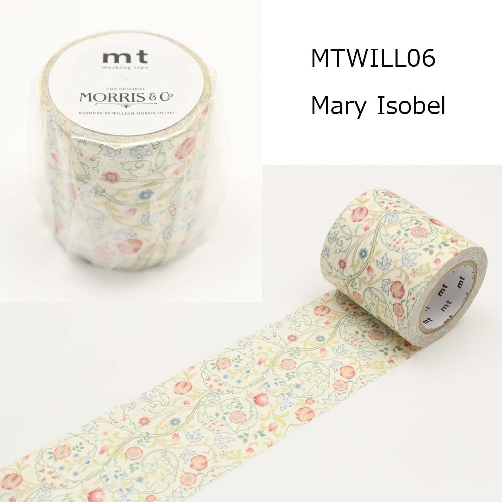 マスキングテープ mt 幅50mm×10m MTWILL06 Mary Isobel マリーイザベル