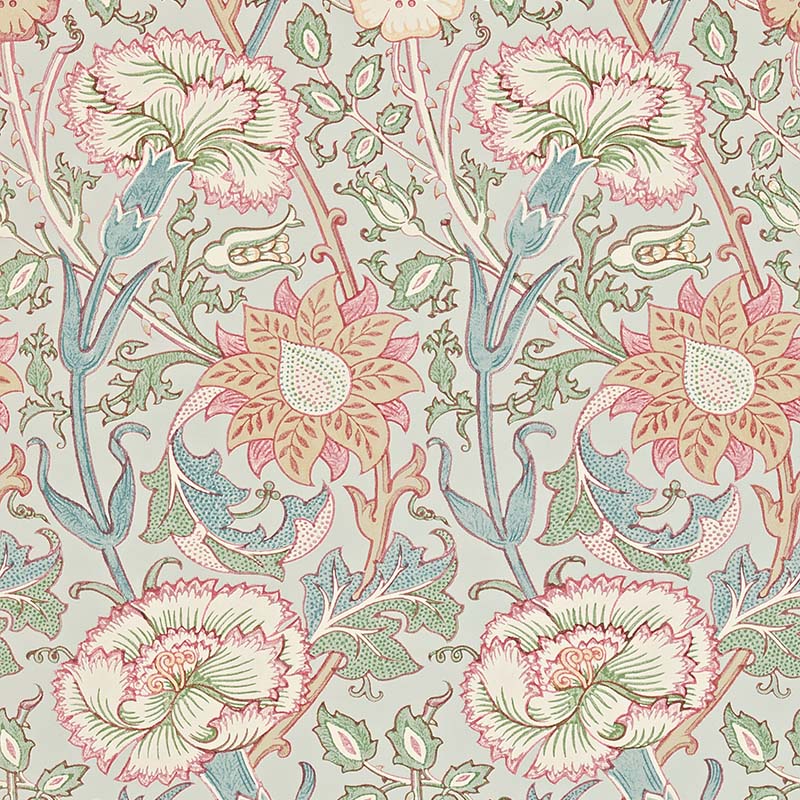 壁紙 Pink & Rose ピンク&ローズ 212568 Morris Archive Collections Ⅱ