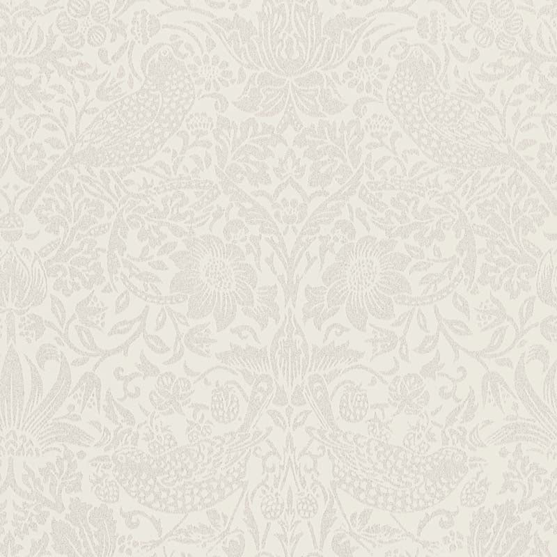 壁紙 PURE MORRIS Pure Strawberry Thief ストロベリーシーフ いちご泥棒 ビーズ付 216021