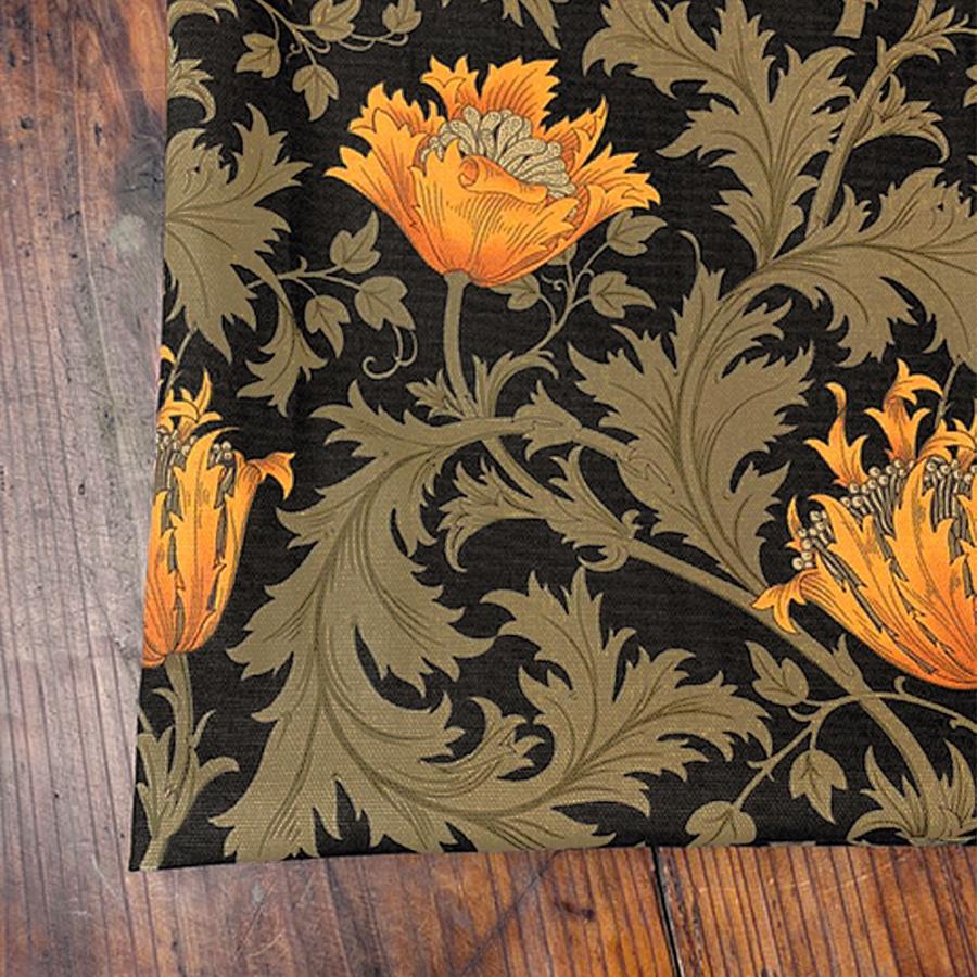 モリス柄 生地 オックス 布 アネモネ Anemone 1m単位 – 英国輸入壁紙