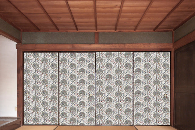 【送料無料】ウィリアムモリス ふすま紙 97cm×2m 2枚 ケルムスコットツリー