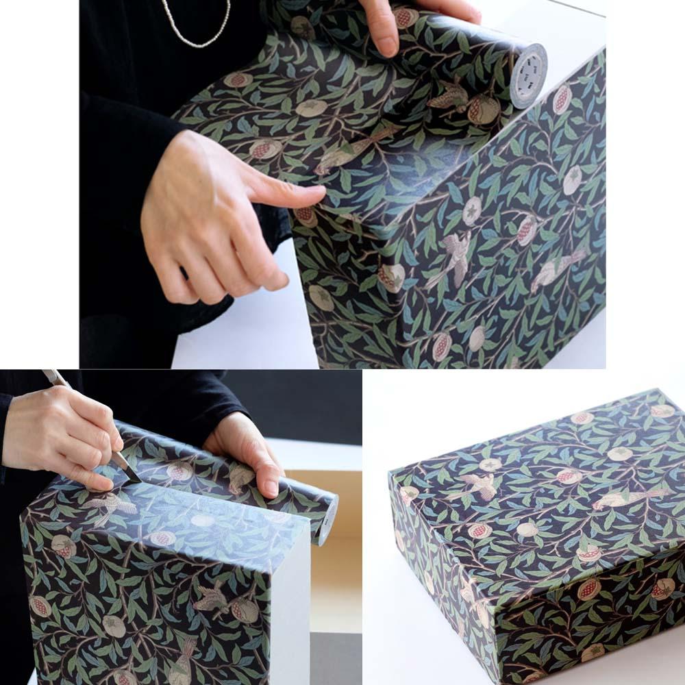 mt CASA FLEECE MTCAF2345 バード&ポメグラネイト 巾23cm×5m