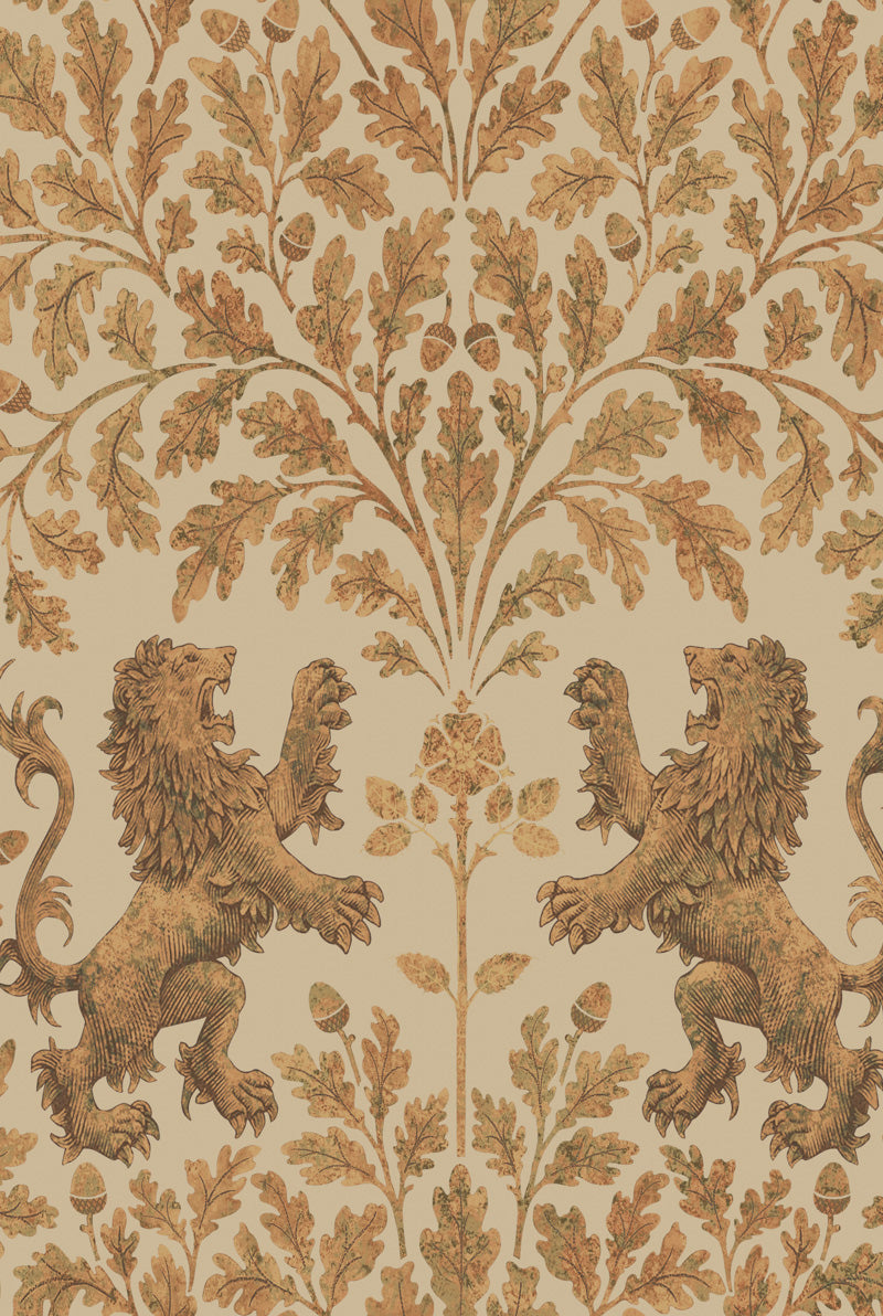 英国王室 ライオン ゴージャス 植物 ホテル Cole＆Son コール&サン 貼り換え リノベ DIY 自分で 不織布 テシード 短納期