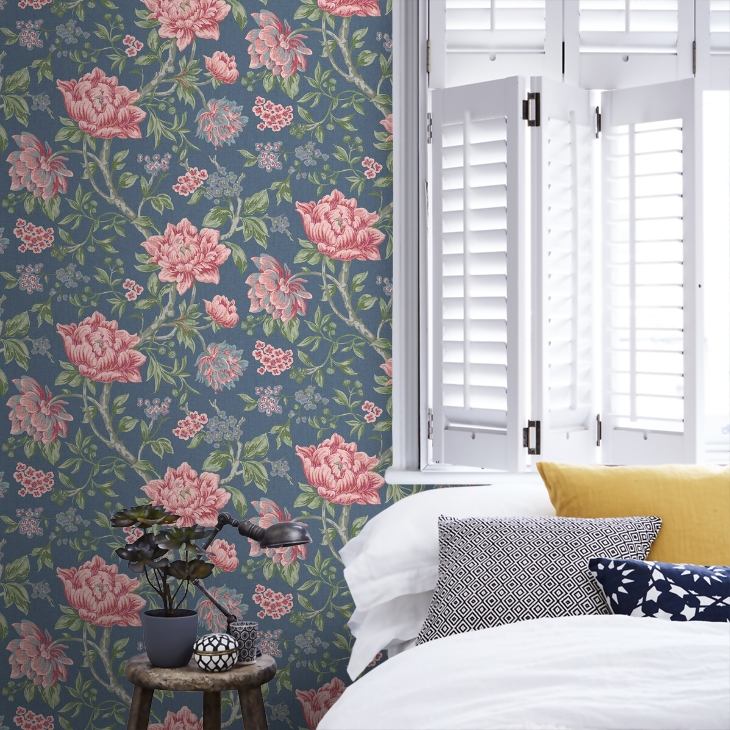 壁紙 ローラアシュレイ 113407 Tapestry Floral タペストリー フローラル