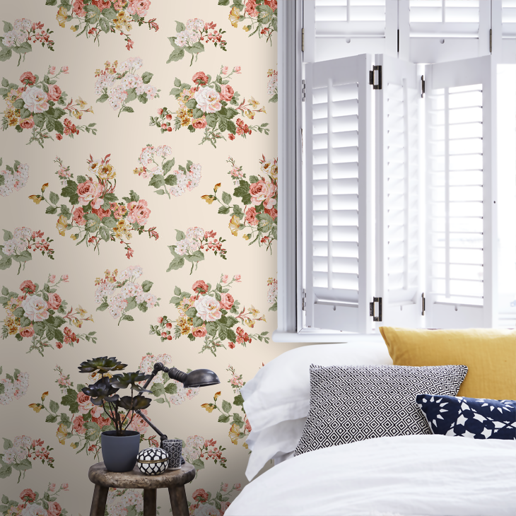 壁紙 ローラアシュレイ 114897 Rosemore ローズモア