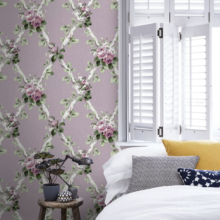 カットサンプル 壁紙 ローラアシュレイ サイズ約B5～A4