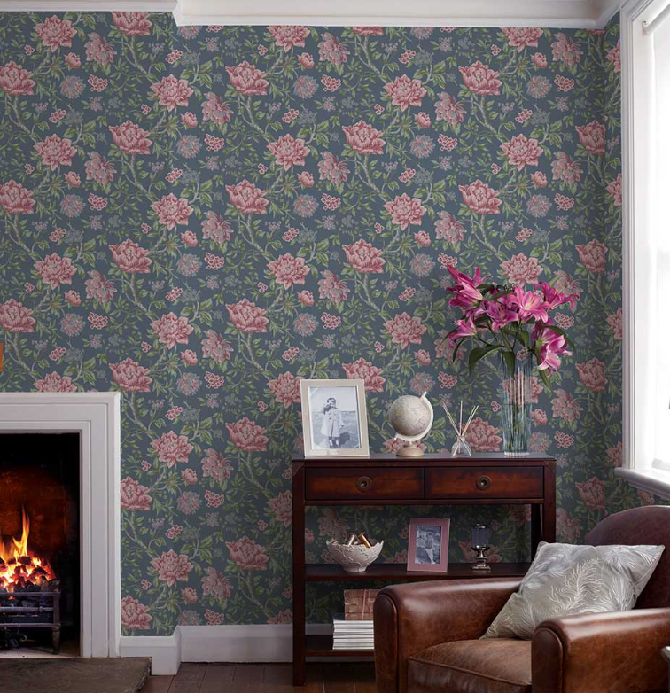 壁紙 ローラアシュレイ 113407 Tapestry Floral タペストリー フローラル