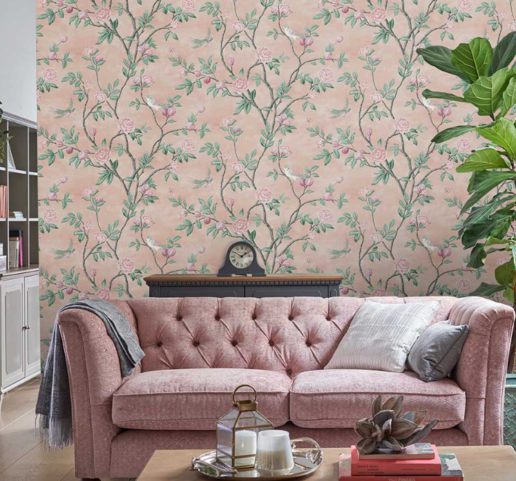 壁紙 ローラアシュレイ 113372 Eglantine エグランティーヌ 野ばら