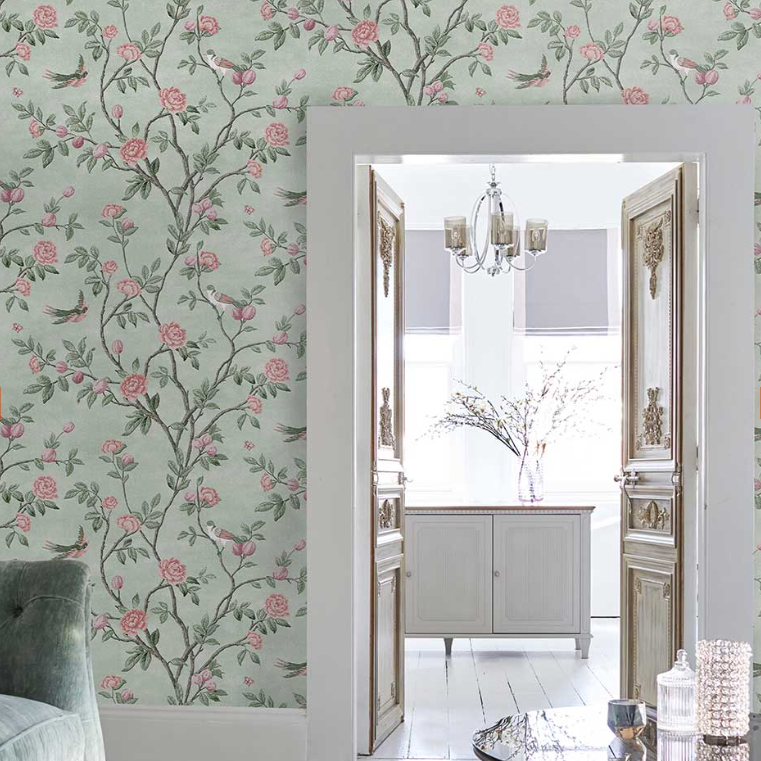 カットサンプル 壁紙 ローラアシュレイ サイズ約B5～A4