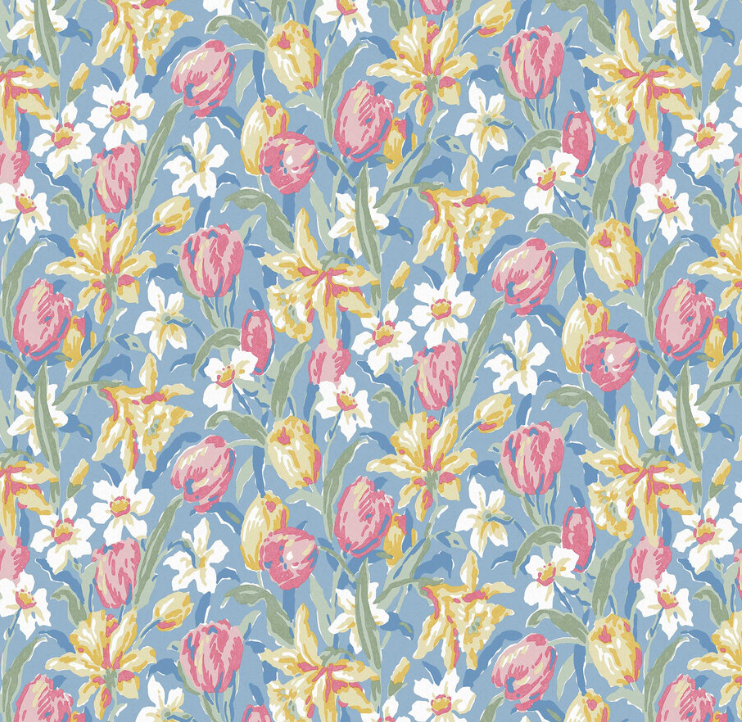 壁紙  ローラアシュレイ 119847 Tulips チューリップ