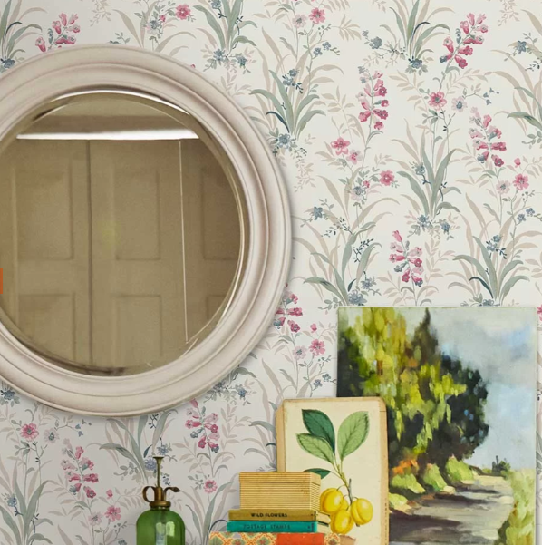 カットサンプル 壁紙 ローラアシュレイ サイズ約B5～A4