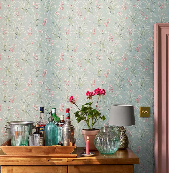 壁紙 ローラアシュレイ 122751 Mosedale Posy モーズデールポジー