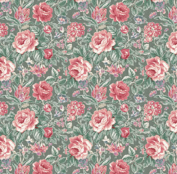 壁紙 ローラアシュレイ 122754 Wild Roses ワイルドローズ