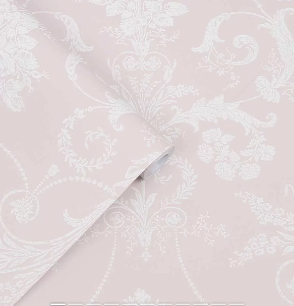 壁紙 ローラアシュレイ 113381 Josette ジョゼッテ Amethyst アメジスト ダマスク