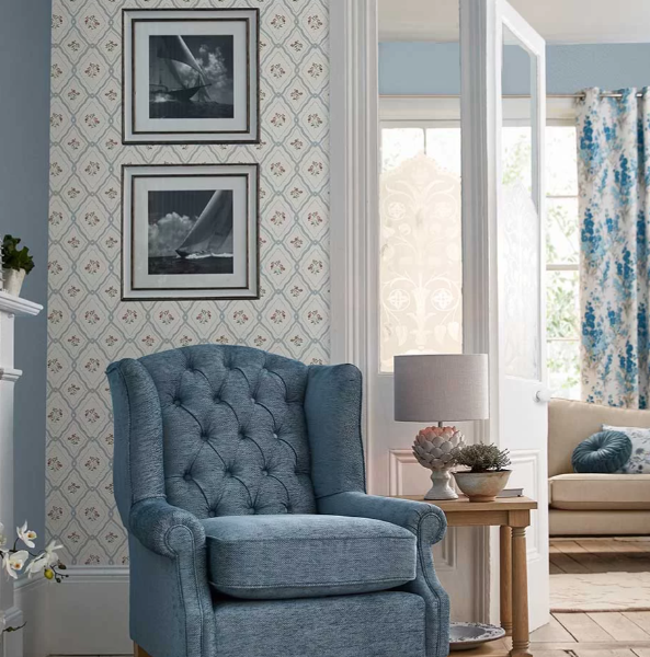 カットサンプル 壁紙 ローラアシュレイ サイズ約B5～A4