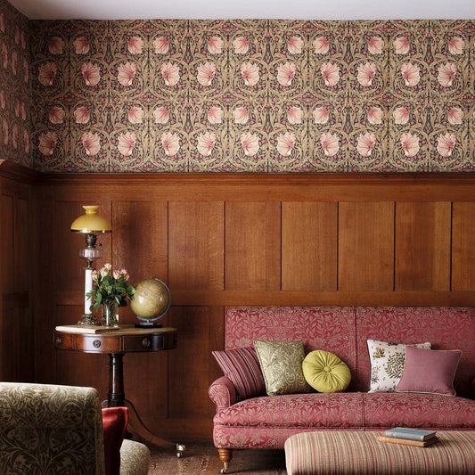 壁紙 Pimpernel 210390 Morris Archive Collections Ⅰ ピンパネル