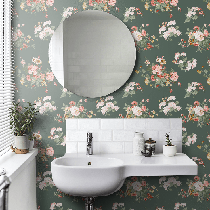 壁紙 ローラアシュレイ 114896 Rosemore ローズモア