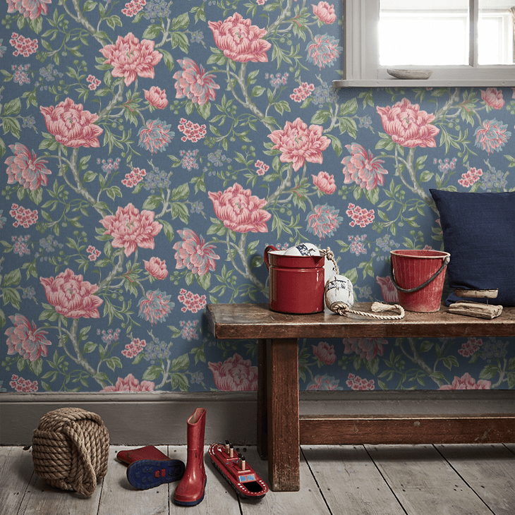 壁紙 ローラアシュレイ 113407 Tapestry Floral タペストリー フローラル