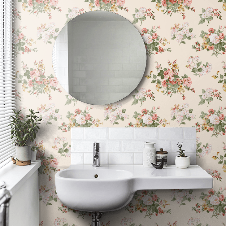 壁紙 ローラアシュレイ 114897 Rosemore ローズモア