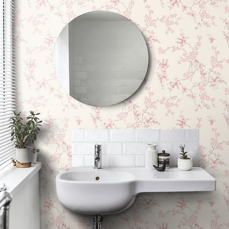 壁紙 ローラアシュレイ 113388 Oriental Blossom 桜