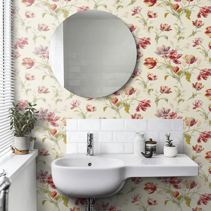 壁紙 ローラアシュレイ 113400 Gosford ゴスフォード チューリップ