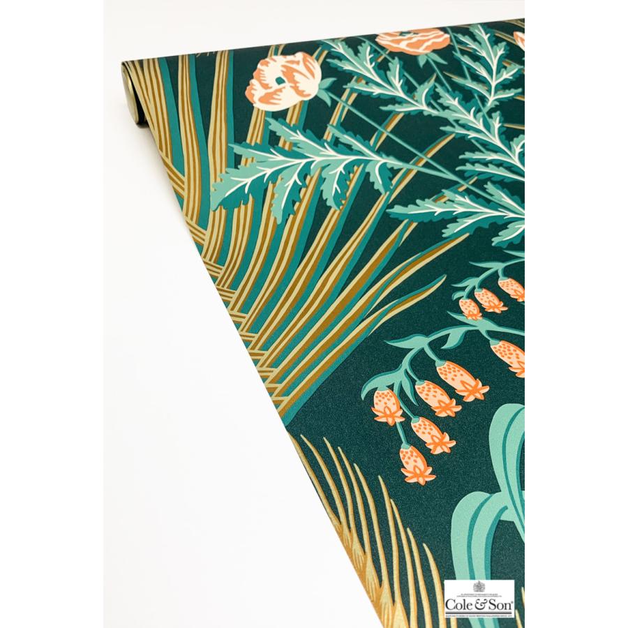 庭園 ガーデン イギリス 英国 植物 花柄 ボタニカル Cole＆Son コール&サン 貼り換え リノベ DIY 自分で 不織布 テシード 短納期