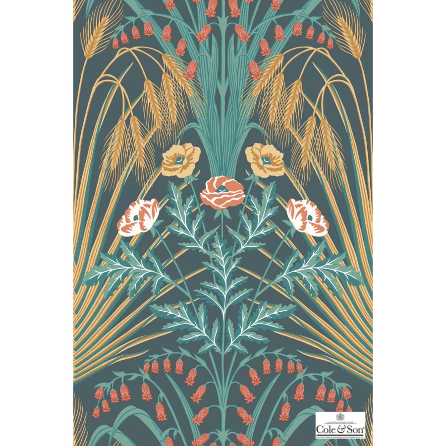 庭園 ガーデン イギリス 英国 植物 花柄 ボタニカル Cole＆Son コール&サン 貼り換え リノベ DIY 自分で 不織布 テシード 短納期