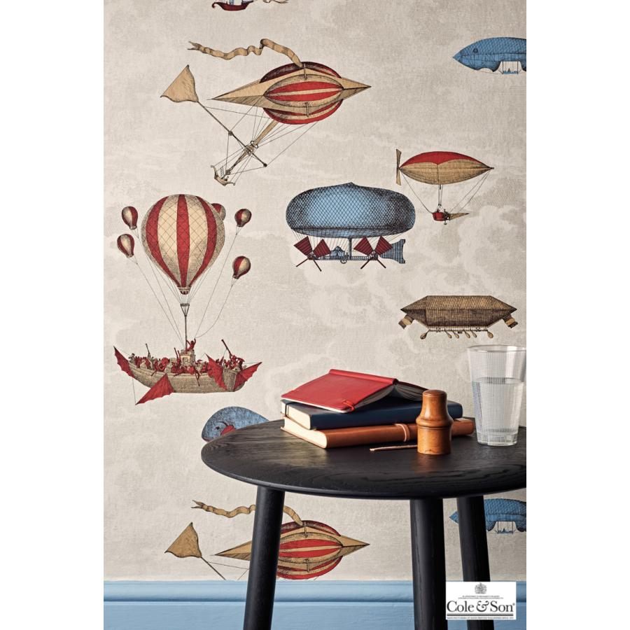 2本セット 飛行船 気球 イタリア フォルナセッティ Cole＆Son 114/10020, 97/1002 コール&サン テシード