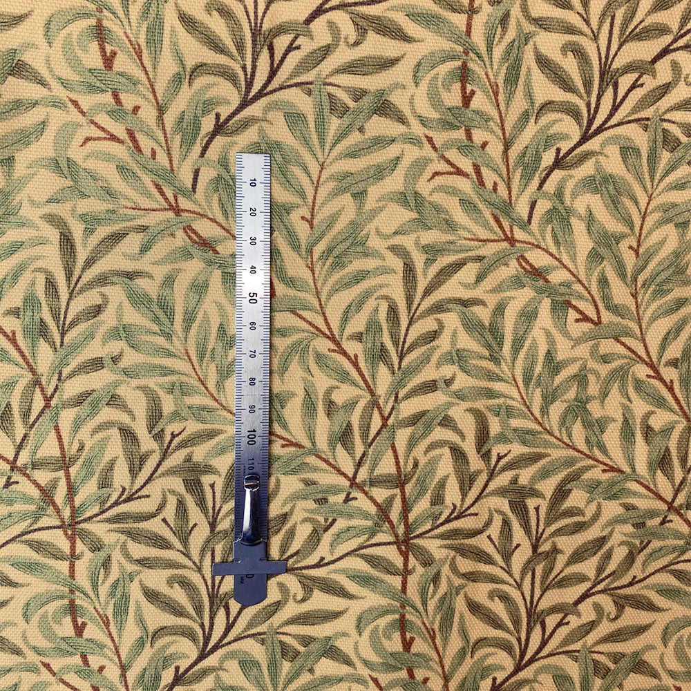 モリス柄 生地 オックス 布 ウィリアムモリスデザイン ウィローボウ Willow Bough 1m単位