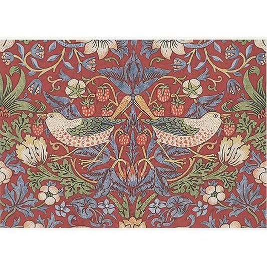 ブックカバー いちご泥棒 (レッド)