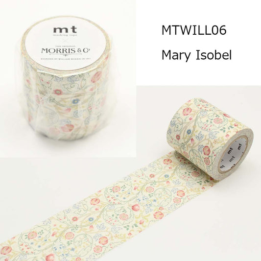 マスキングテープ mt 幅50mm×10m MTWILL06 Mary Isobel マリーイザベル