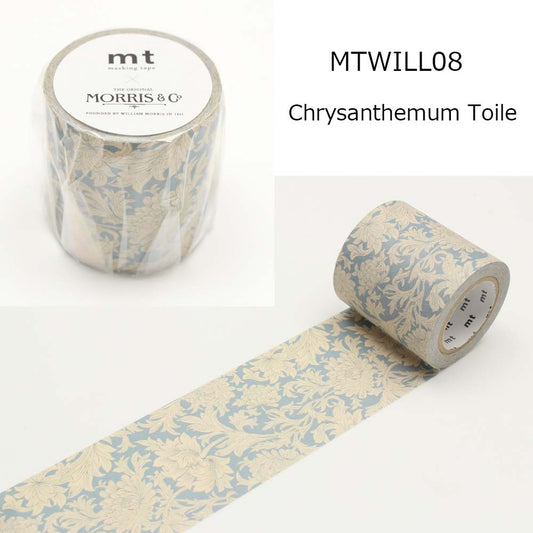 マスキングテープ mt 幅50mm×10m MTWILL08 Chrysanthemum Toile クリサンセマム トワル