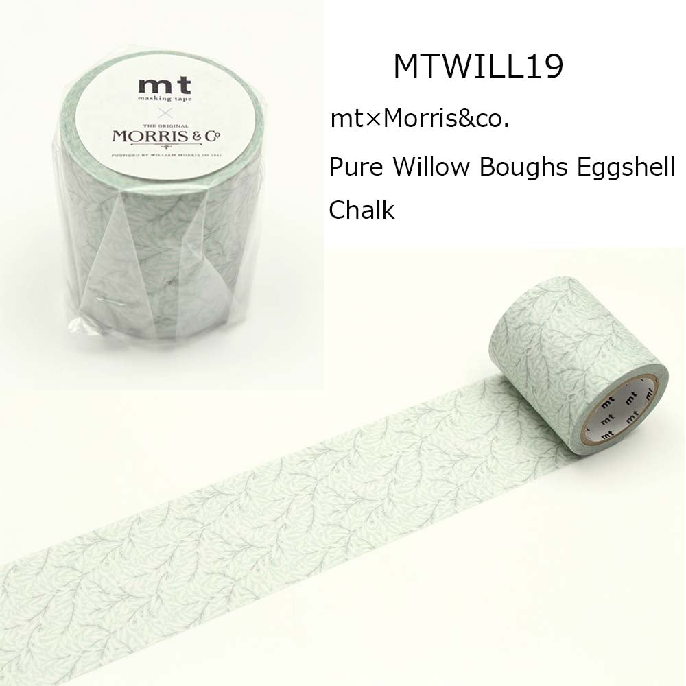 mt masuking tape 幅50mm×7m MTWILL19　Pure willow boughs Eggshell/Chalk