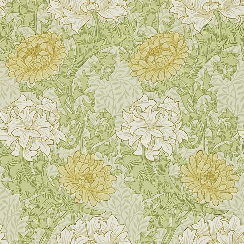 壁紙 Chrysanthemum クリサンテマム 212545 Morris Archive Collections Ⅱ
